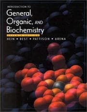Tapa de Introduction to general, organic, and biochemistry