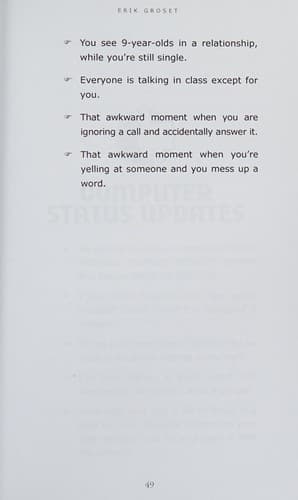 Tapa de Funny status updates for Facebook