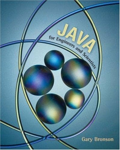 Tapa de Java for engineers and scientists