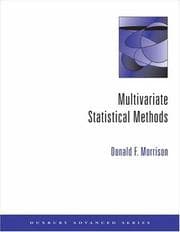 Tapa de Multivariate statistical methods
