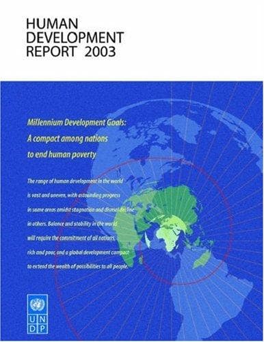 Tapa de Human Development Report 2003: Millennium Development Goals