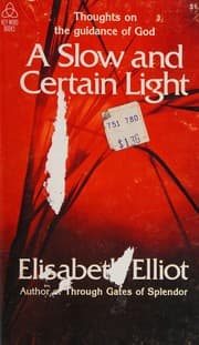 Tapa de A slow and certain light