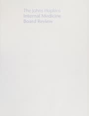 Tapa de The Johns Hopkins Internal Medicine Board review 2012-2013
