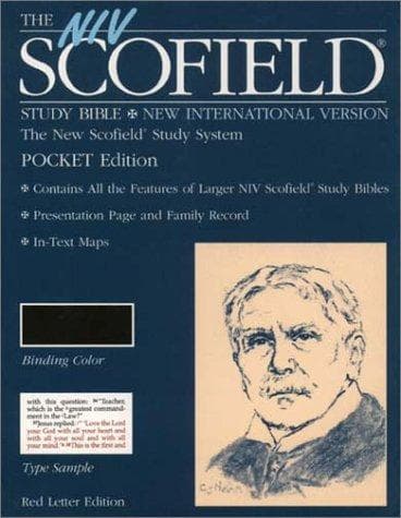 Tapa de Niv Scofield Study Bible