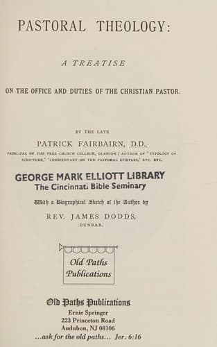 Tapa de Pastoral theology