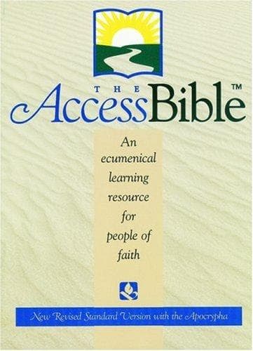 Tapa de The Access Bible, New Revised Standard Version with Apocrypha (Paperback 9872A)