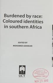Tapa de Burdened by race