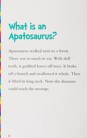 Tapa de Apatosaurus
