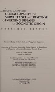 Tapa de Achieving sustainable global capacity for surveillance and response to emerging diseases of zoonotic origin