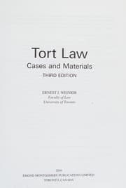 Tapa de Tort Law