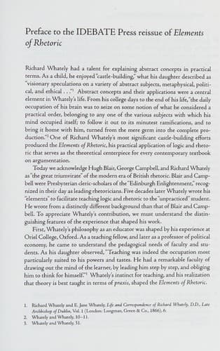 Tapa de Elements of rhetoric