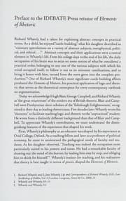 Tapa de Elements of rhetoric
