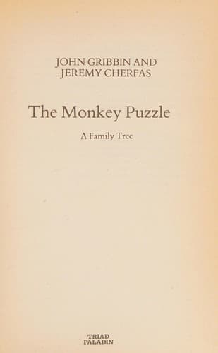 Tapa de The monkey puzzle