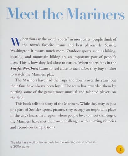 Tapa de The Seattle Mariners