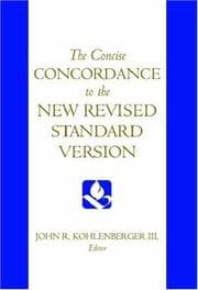 Tapa de The Concise Concordance to the New Revised Standard Version