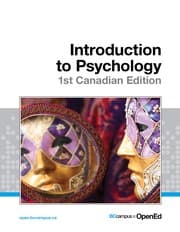 Tapa de Introduction to Psychology - 1st Canadian Edition