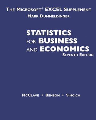 Tapa de Study Guide Fo Statistics for Management and Economics