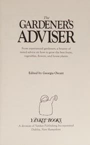 Tapa de The Gardener's adviser