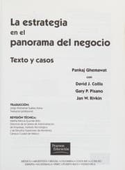 Tapa de La Estrategia En El Panorama del Negocio