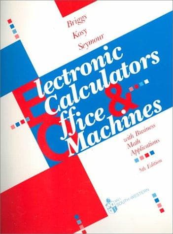 Tapa de Electronic calculators & office machines