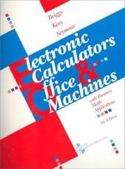 Tapa de Electronic calculators & office machines