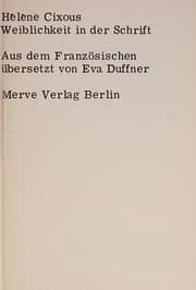Tapa de Weiblichkeit in der Schrift