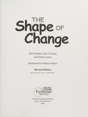 Tapa de The shape of change