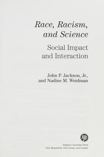 Tapa de Race, racism, and science