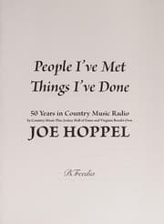 Tapa de People I've met, things I've done