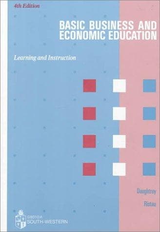Tapa de Basic business & economic education