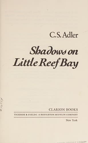 Tapa de Shadows on Little Reef Bay