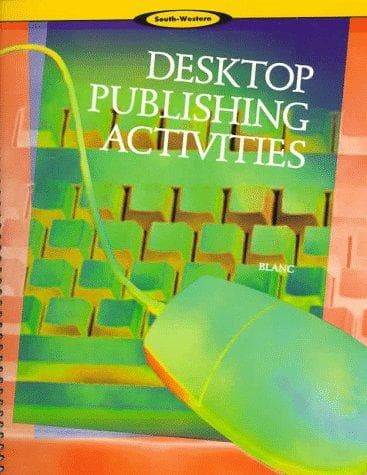 Tapa de Desktop Publishing Activities
