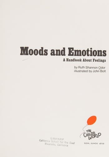 Tapa de Moods and emotions