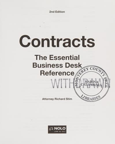 Tapa de Contracts
