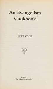 Tapa de An evangelism cookbook