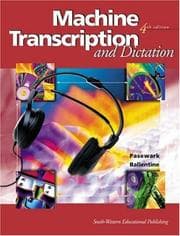 Tapa de Machine Transcription and Dictation