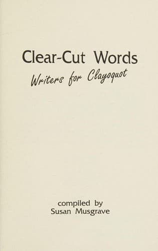Tapa de Clear-cut words