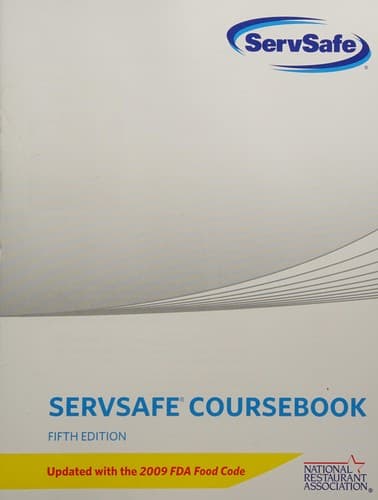 Tapa de ServSafe coursebook
