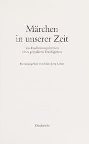 Tapa de Märchen in unserer Zeit