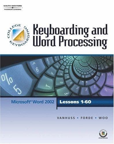 Tapa de College Keyboarding & Word Processing, Lessons 1-60 (with CD-ROM)