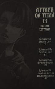 Tapa de Attack on Titan, Vol. 13