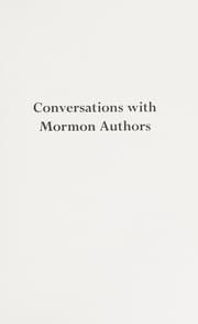 Tapa de Conversations with Mormon authors