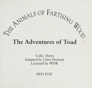 Tapa de The adventures of Toad