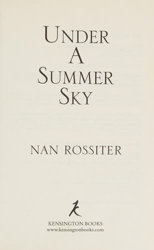 Tapa de Under a summer sky