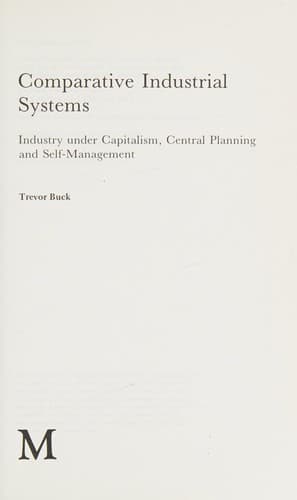 Tapa de Comparative industrial systems
