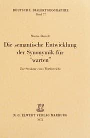 Tapa de Die semantische Entwicklung der Synonymik für "warten"