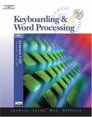 Tapa de Keyboarding and Word Processing, Lessons 1-60 (with Data CD-ROM)