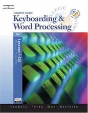 Tapa de College Keyboarding (Complete, Lessons 1-120 with Data CD-ROM)