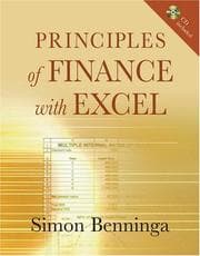 Tapa de Principles of finance with Excel