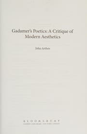 Tapa de Gadamer's Poetics